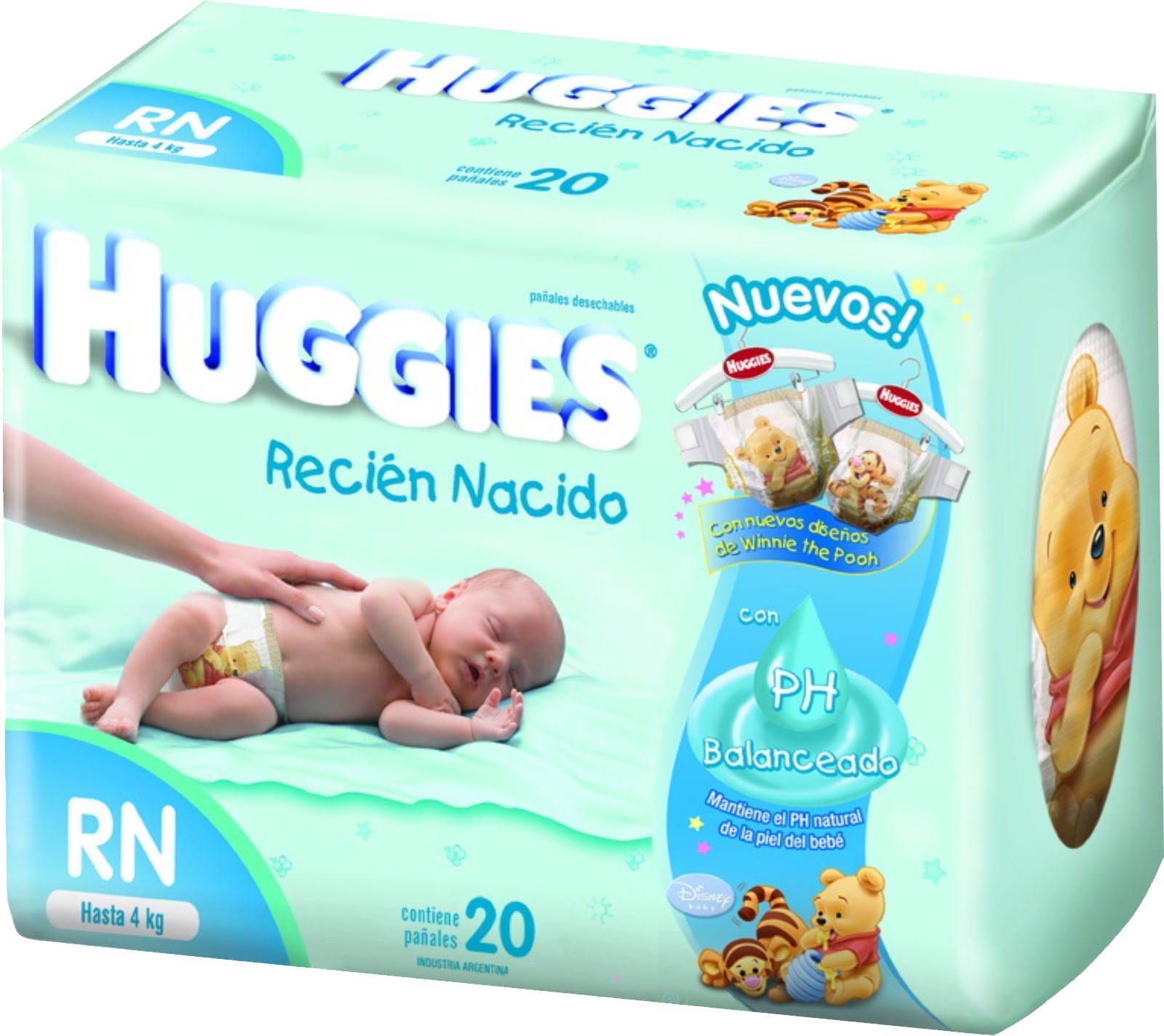 Huggies recién nacido x 20 u