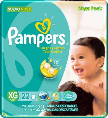 Pampers Juegos y Sueños XG x 22 Unidades