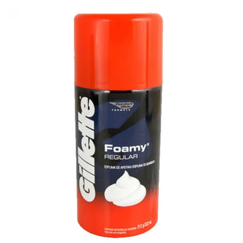 Gillette espuma foamy regular x 312 gr