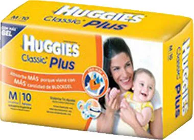 Huggies clasic plus M x 10 u