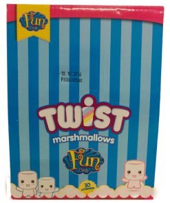 Malvaviscos Twist Display Frutilla X 12grs